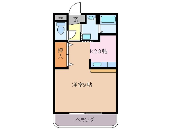 クイールの物件間取画像